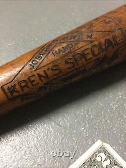 Vintage 1931 Kren Joe Benes Game Used Baseball Bat St. Louis Cardinals