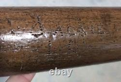 Vintage 1932 Al Simmons 40-AS Louisville Slugger H&B Bone Rubbed Baseball Bat