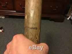 Vintage 1932 Al Simmons Hillerich & Bradsby Model 40-AS 33 Baseball Bat RARE