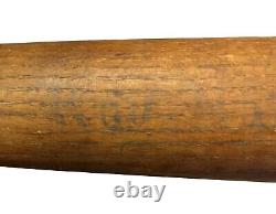 Vintage 1935 Ray Harrell St Louis Cardinals Sidewritten Lathe Index Baseball Bat