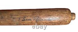 Vintage 1935 Ray Harrell St Louis Cardinals Sidewritten Lathe Index Baseball Bat