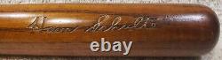 Vintage 1940's Louisville Slugger Mini 16 Baseball Bat Ham Schulte Phillies