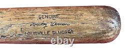 Vintage 1940's Mickey Vernon Game Used Louisville Slugger Baseball Bat Indians