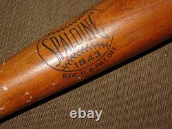 Vintage 1940s-50s Spalding 1843 Ny Yankees John Lindell Model Baseball Bat