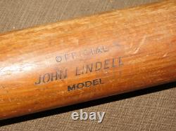 Vintage 1940s-50s Spalding 1843 Ny Yankees John Lindell Model Baseball Bat