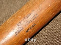 Vintage 1940s-50s Spalding 1843 Ny Yankees John Lindell Model Baseball Bat