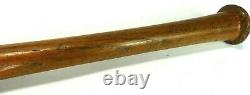 Vintage 1940s Adirondack Wood Baseball Bat Lou Gehrig Style 34 Reverse Brand