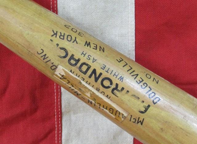 Vintage 1940s Adirondack Wood Baseball Bat Reverse Brand Walker Cooper Type 34