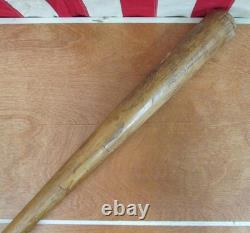 Vintage 1940s Adirondack Wood Baseball Bat Reverse Brand Walker Cooper Type 34