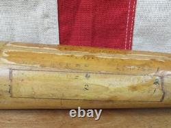 Vintage 1940s Adirondack Wood Baseball Bat Reverse Brand Walker Cooper Type 34