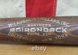 Vintage 1940s Adirondack Wood No. 232J Baseball Bat Jackie Robinson Model 34