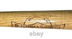 Vintage 1940s Blackman & Burchfield 34 Inch Wood Baseball Bat Belmont NY Antique