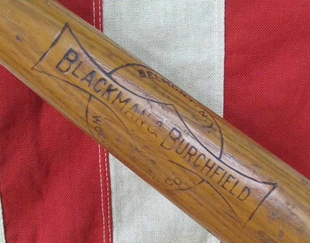 Vintage 1940s Blackman & Burchfield Wood Baseball Bat The Belmont 34 Belmont, Ny