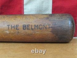 Vintage 1940s Blackman & Burchfield Wood Baseball Bat The Belmont 34 Belmont, NY