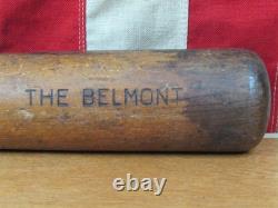 Vintage 1940s Blackman & Burchfield Wood Baseball Bat The Belmont 34 Belmont, NY
