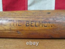 Vintage 1940s Blackman & Burchfield Wood Baseball Bat The Belmont 34 Belmont, NY