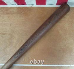Vintage 1940s Clipper Wood Baseball Bat Lee Milam No. 225 Southwest Mfg Co. 34