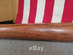 Vintage 1940s Comet Bat Co. Wood Baseball Bat Cadet Model No. 1310 LL Homer, NY