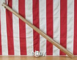 Vintage 1940s Cork Wiffle Ball Wood Baseball Bat 30 marked with Leather Cork Ball