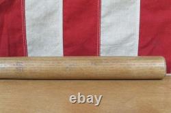 Vintage 1940s Cork Wiffle Ball Wood Baseball Bat 30 marked with Leather Cork Ball