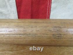 Vintage 1940s Cork Wiffle Ball Wood Baseball Bat 30 marked with Leather Cork Ball