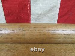 Vintage 1940s Cork Wiffle Ball Wood Baseball Bat 30 marked with Leather Cork Ball