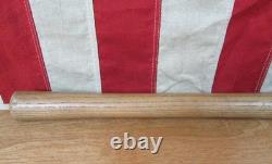 Vintage 1940s Cork Wiffle Ball Wood Baseball Bat 30 marked with Leather Cork Ball