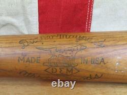 Vintage 1940s Draper Maynard D&M Wood Baseball Bat Enos Slaughter HOF 36 DS40