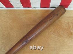 Vintage 1940s Draper Maynard D&M Wood Semi Pro Baseball Bat Hank Sauer Model 35