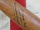 Vintage 1940s Hickoryash Wood Baseball Bat Copper Sleeve Grip End Repair 35