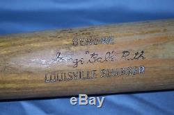 Vintage 1940s Hillerich & Bradsby Powerized 125 Babe Ruth 34 Baseball Bat R43