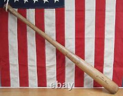 Vintage 1940s Hillerich & Bradsby Wood Baseball Bat HOF Jimmie Foxx 34 US Army