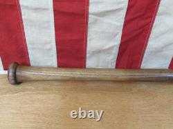 Vintage 1940s Hillerich & Bradsby Wood Baseball Bat Safe Hit HOF George Kell 35