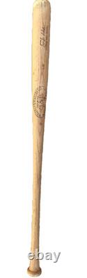 Vintage 1940s Hillerich & Bradsby Wood Baseball Bat Safe Hit HOF George Kell 36