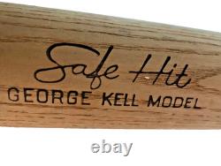 Vintage 1940s Hillerich & Bradsby Wood Baseball Bat Safe Hit HOF George Kell 36