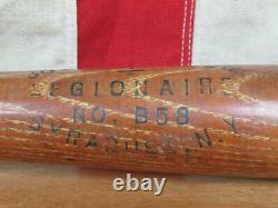 Vintage 1940s Joseph G. Kren Wood Legionaire Baseball Bat No. B58 Syracuse, NY 29