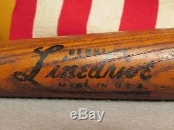 Vintage 1940s Linedrive Wood Baseball Bat Professional Enos Slaughter Type 34