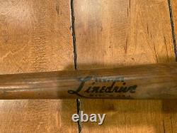 Vintage 1940s Linedrive Wood Baseball Bat Professional Enos Slaughter Type 35