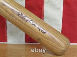 Vintage 1940s Louisville Slugger H&B Wood 125 Baseball Bat Al H. Simmons HOF 34