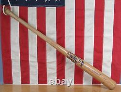 Vintage 1940s Louisville Slugger H&B Wood 125 Baseball Bat Al H. Simmons HOF 34