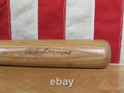 Vintage 1940s Louisville Slugger H&B Wood 125 Baseball Bat Al H. Simmons HOF 34