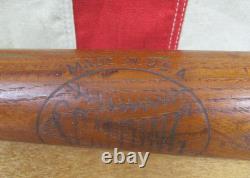 Vintage 1940s Spalding Wood Baseball Bat Nippy Jones Pro Model 1856 Antique 34