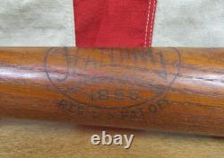 Vintage 1940s Spalding Wood Baseball Bat Nippy Jones Pro Model 1856 Antique 34