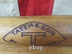 Vintage 1940s Tatem & Son Wood Baseball Bat Putnam, Conn. 30 Rare Company Vintage 1940s Tatem & Son Wood Baseball Bat Putnam, Conn. 30 Rare Company