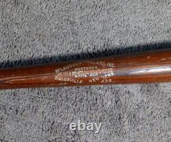 Vintage 1940s Tommy Holmes Adirondack 232 Model Rare Baseball Bat Boston Braves