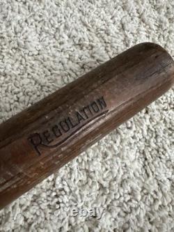Vintage 1940s Trio Manufacturing Co Wood Regulation Baseball Bat 33 Number 100