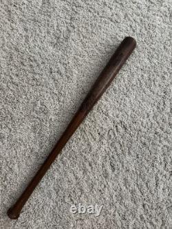 Vintage 1940s Trio Manufacturing Co Wood Regulation Baseball Bat 33 Number 100