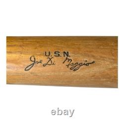 Vintage 1940s WWII era Joe DiMaggio US Navy H&B 35 Inch Baseball Bat NY Yankees