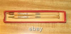 Vintage 1941 Dolph Camilli Brooklyn Dodgers Baseball Bat Pen & Pencil Set