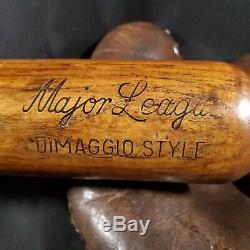 Vintage 1942 Burke Hanna No. 15 Major League DiMaggio Style Baseball Bat- Mint